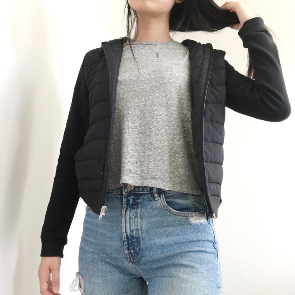 A&F BLACK JACKET